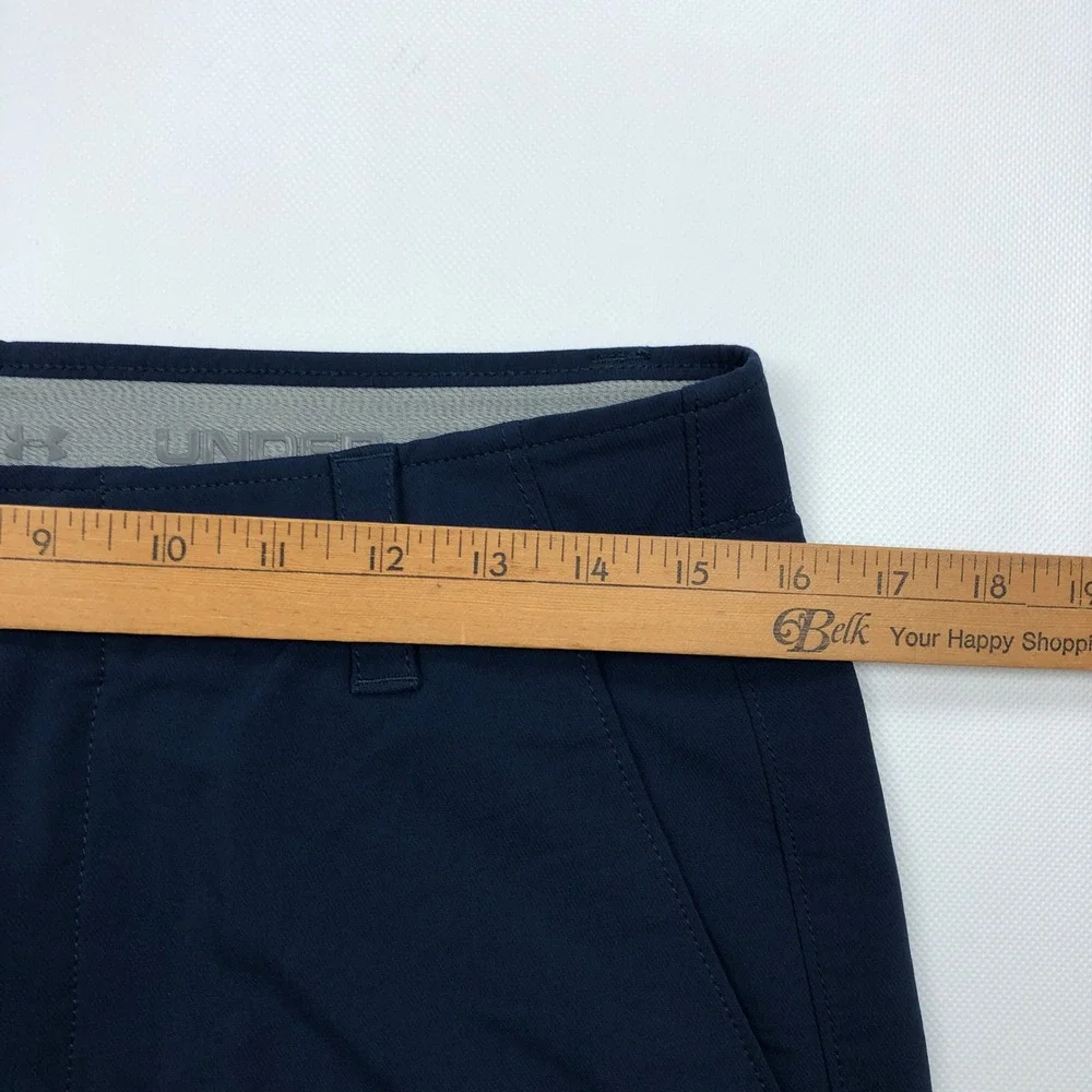 Under Armour Mens 32x32 Match Play Golf Pants Academy Navy Blue Performance